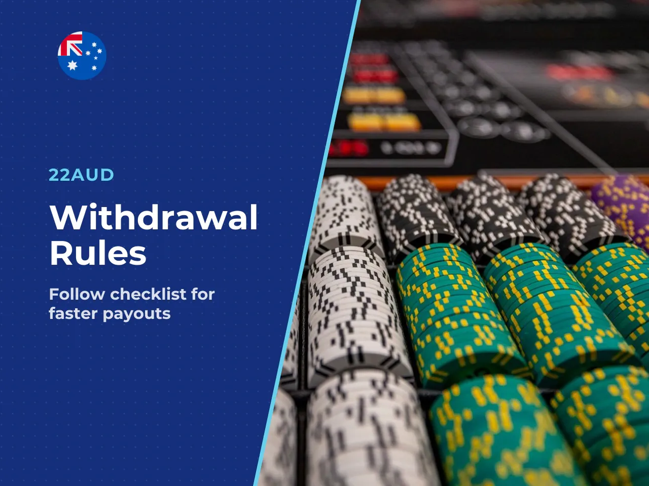 8.3 Pre-withdrawal checklist. - Wagering requirement