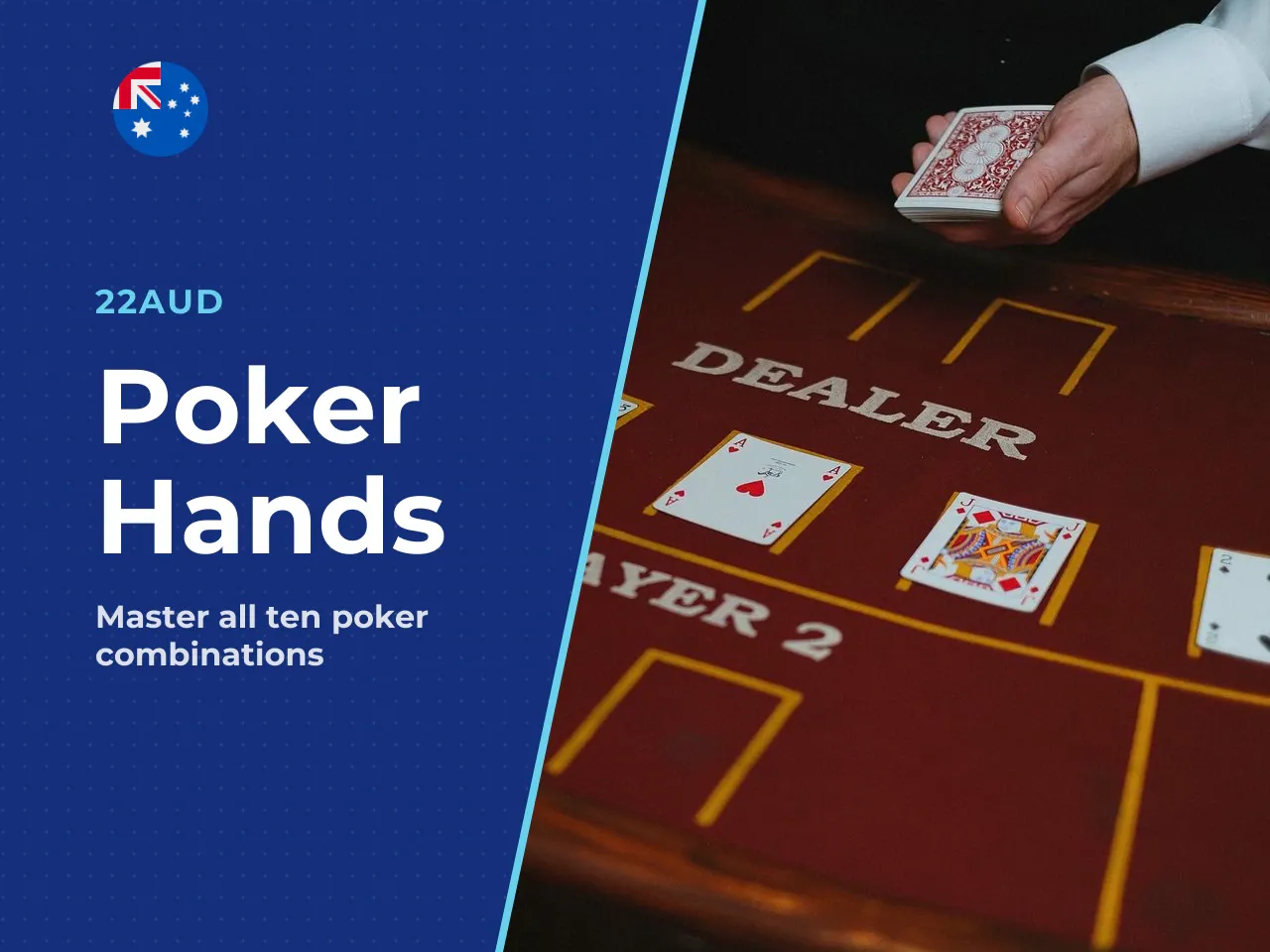 Hand rankings all ten combinations. In